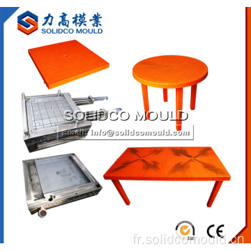 Fabricant d&#39;injection de moisissure de table de table en plastique de haute qualité
